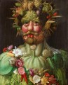 Rudolf II de Habsbourg en Vertumnus Giuseppe Arcimboldo fantaisie